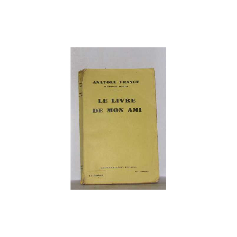 Le livre de mon ami