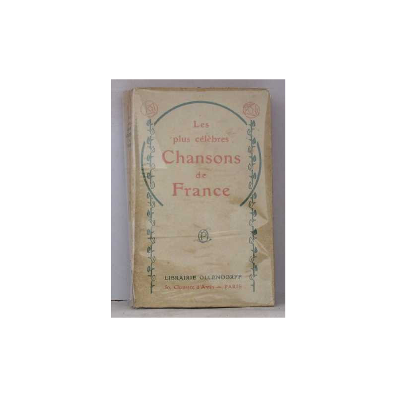 Les plus célèbres chansons de france