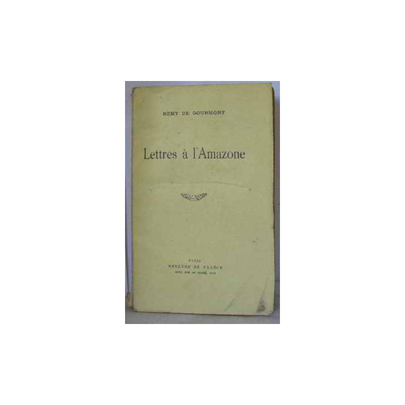 Lettres de l'amzone