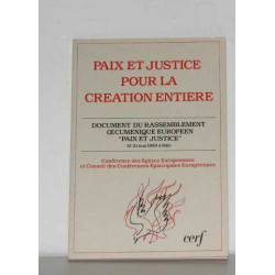 Justice Et Paix Pour La Creation Entière