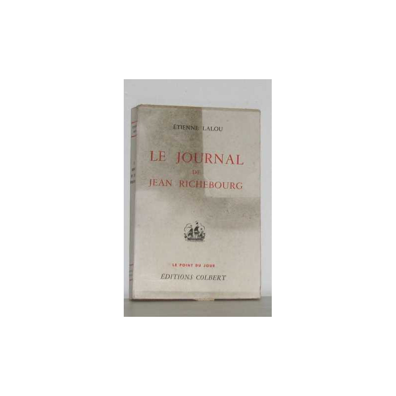 Le journal de jean richebourg
