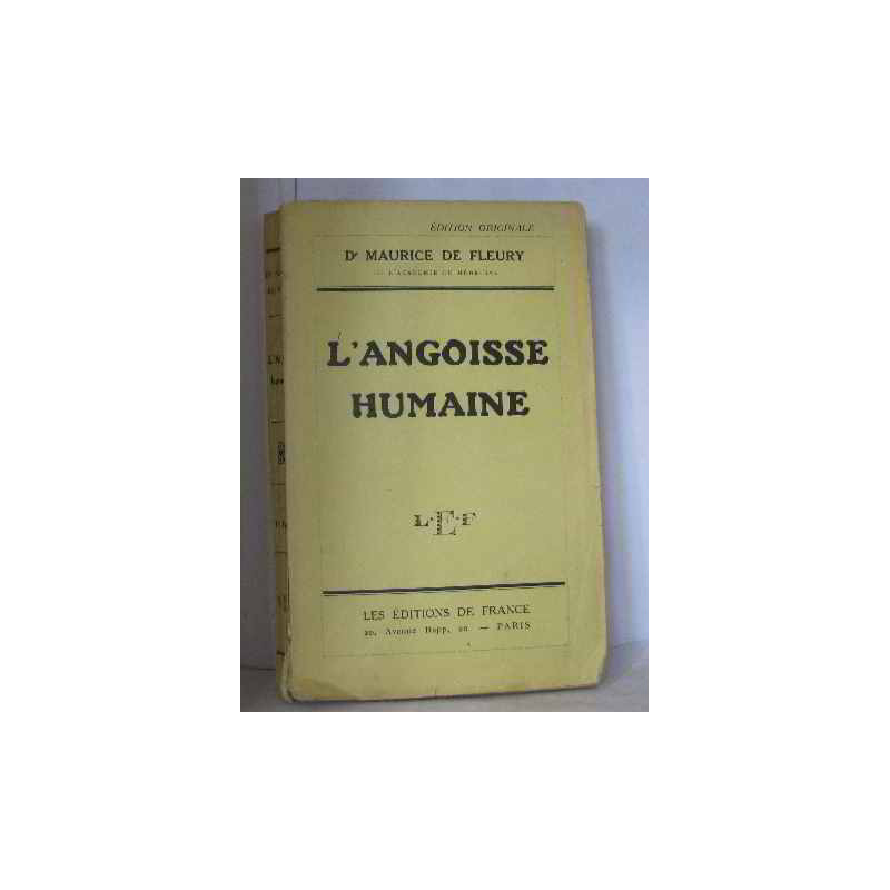 L'angoisse humaine