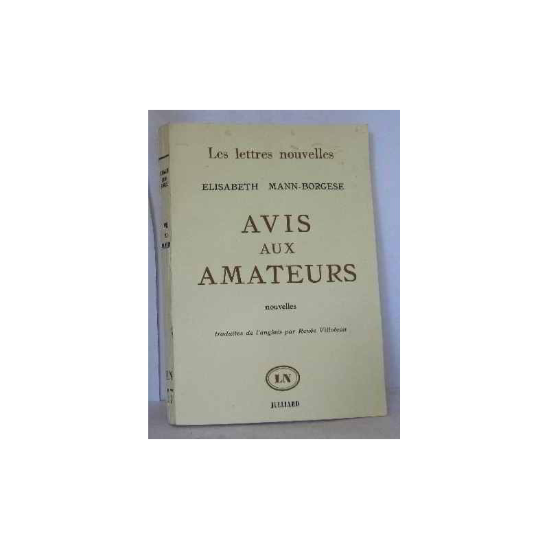Avis aux amateurs