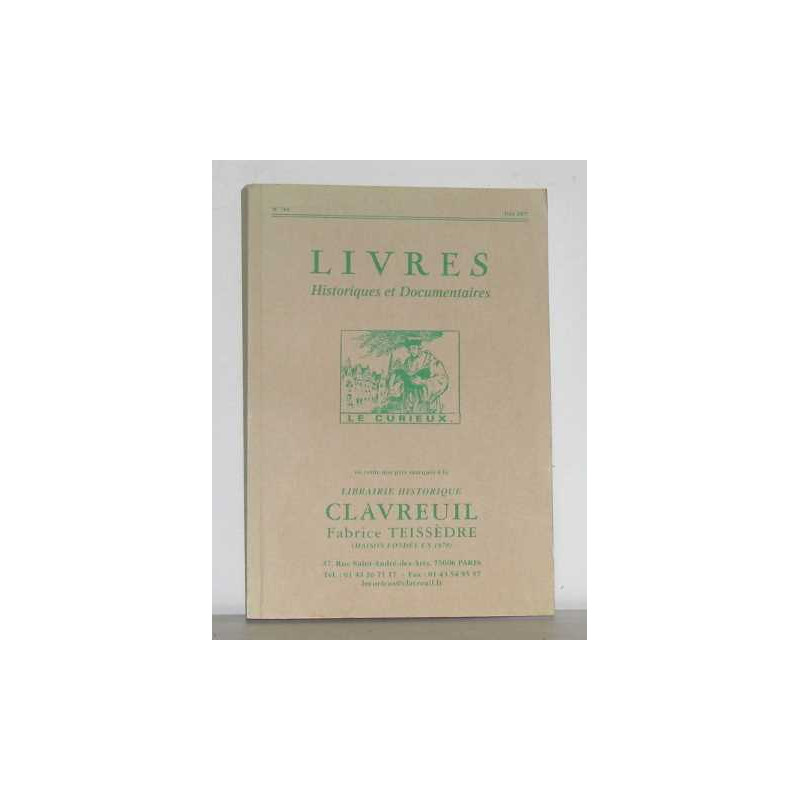 Livres historiques et documentaires n°264 juin 2007