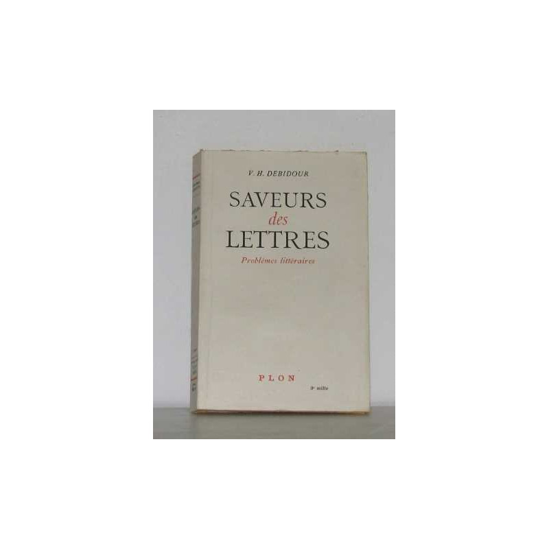 Saveurs des lettres