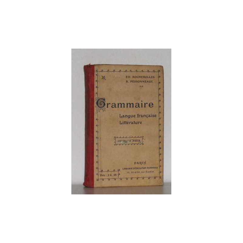 Grammaire langue française littérature cours supérieur