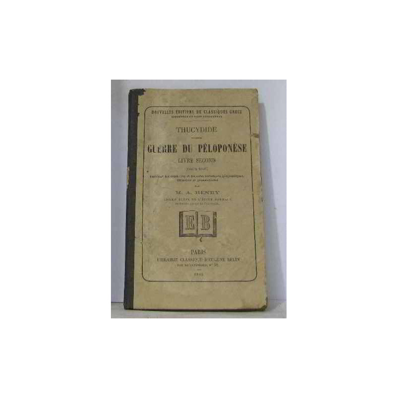 Guerre du péloponèse livre second
