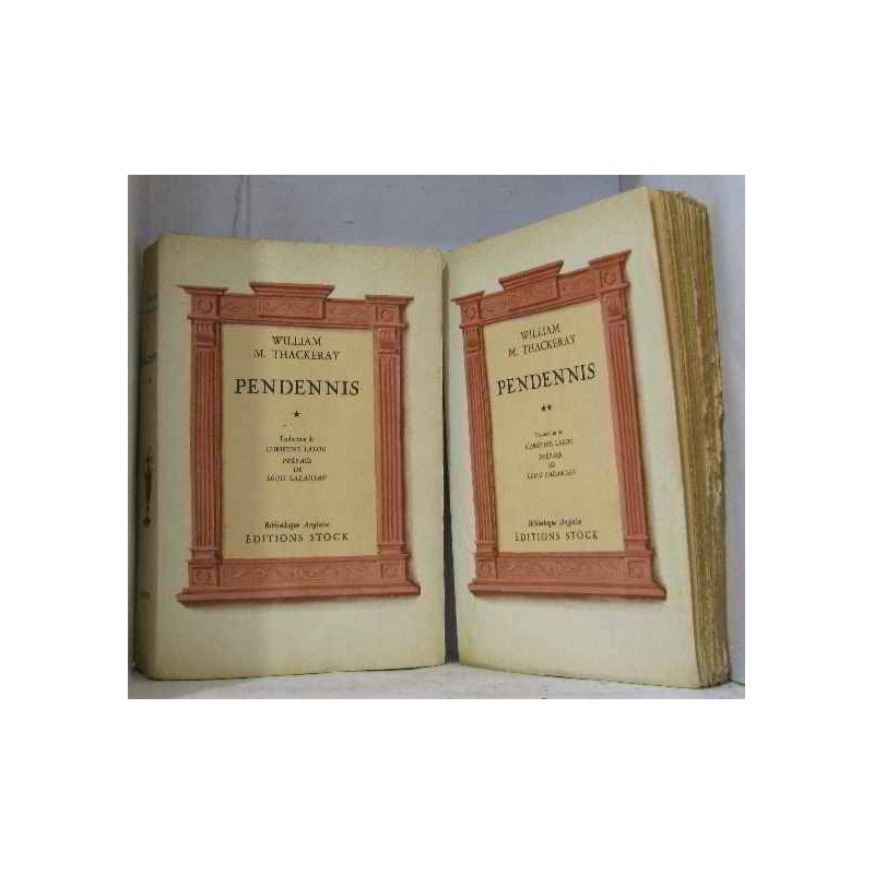 Pendennis tomes 1 et 2