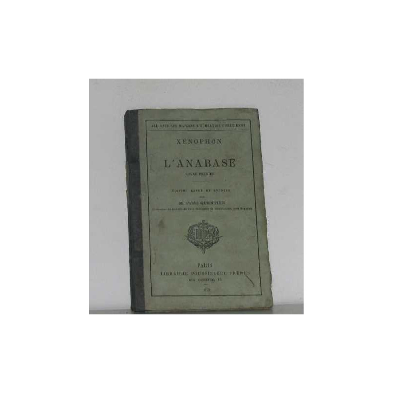 L'anabase livre premier