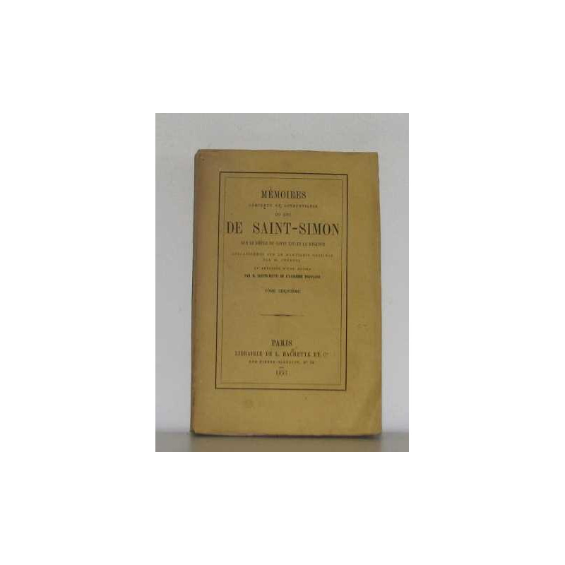 Mémoires complets et authentiques du duc de saint-simon tome V