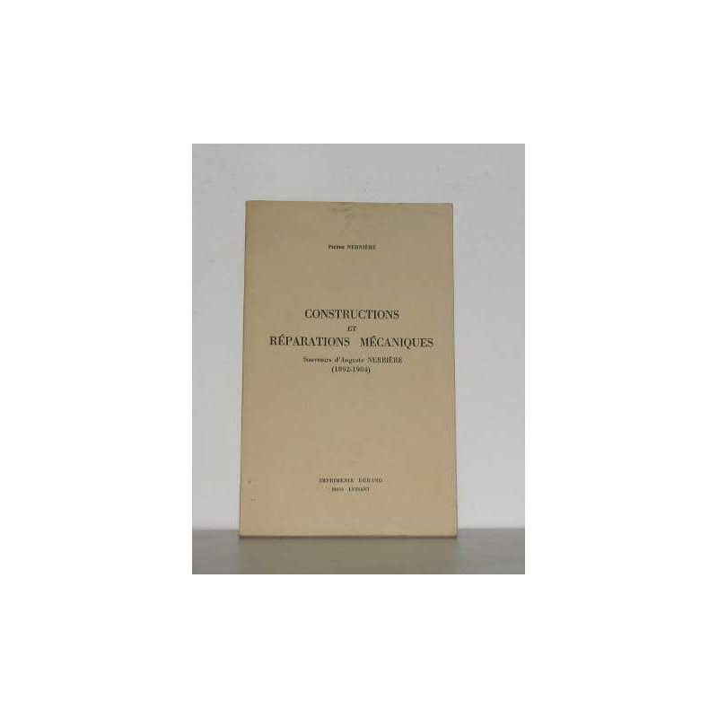 Constructions et réparations mécaniques