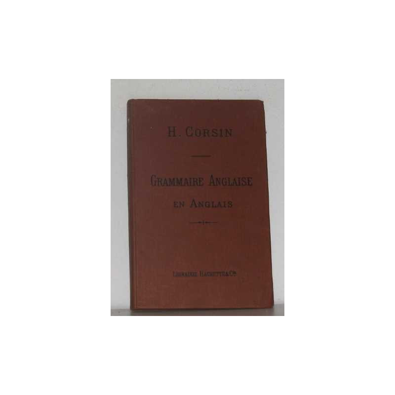 Grammaire anglaise en anglais