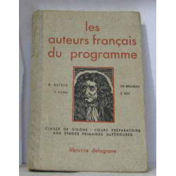 Les auteurs français du programme classe de sixième cours...