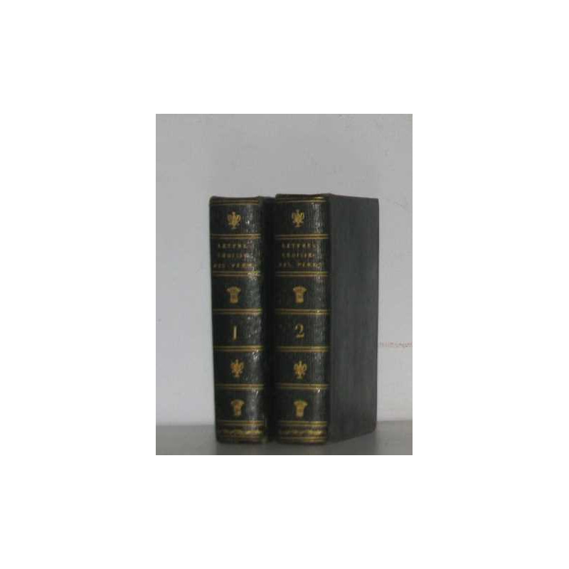 Lettres choisies des pères tome I et II lettres de s.basile de...