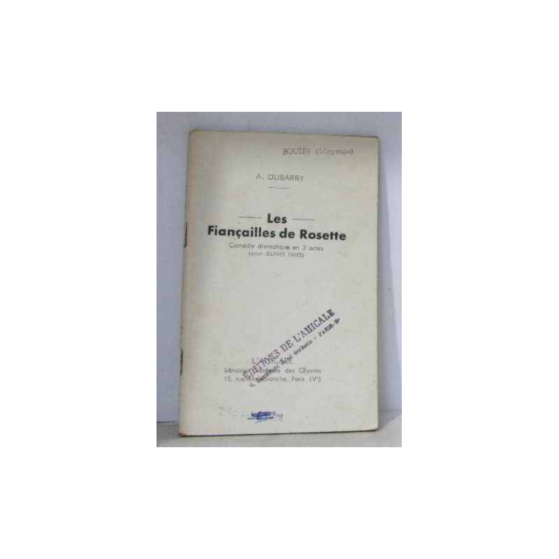 Les fiançailles de rosette