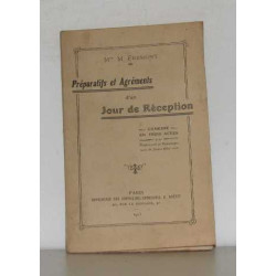 Préparatifs et agréments d'un jour de réception