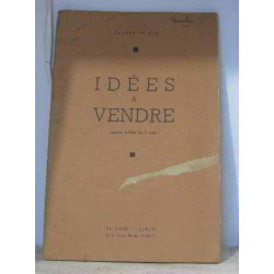 Idées à vendre comédie inédite en 3 actes