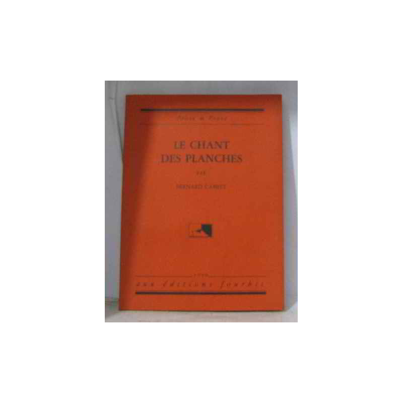 Le chant des planches