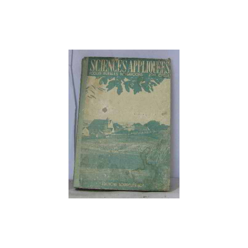 Sciences appliquees et travaux pratiques agriculture artisanat...