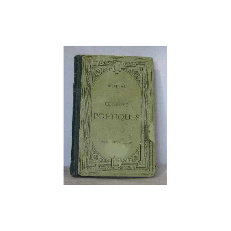Oeuvres poétiques