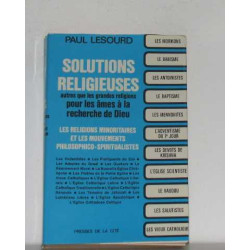 Solutions religieuses