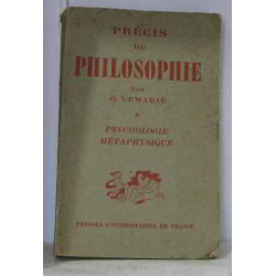 Précis de philosophie psychologie métaphysique