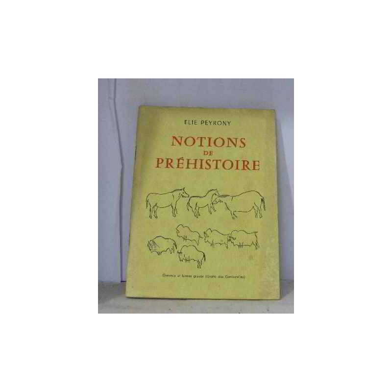 Notions de préhistoire