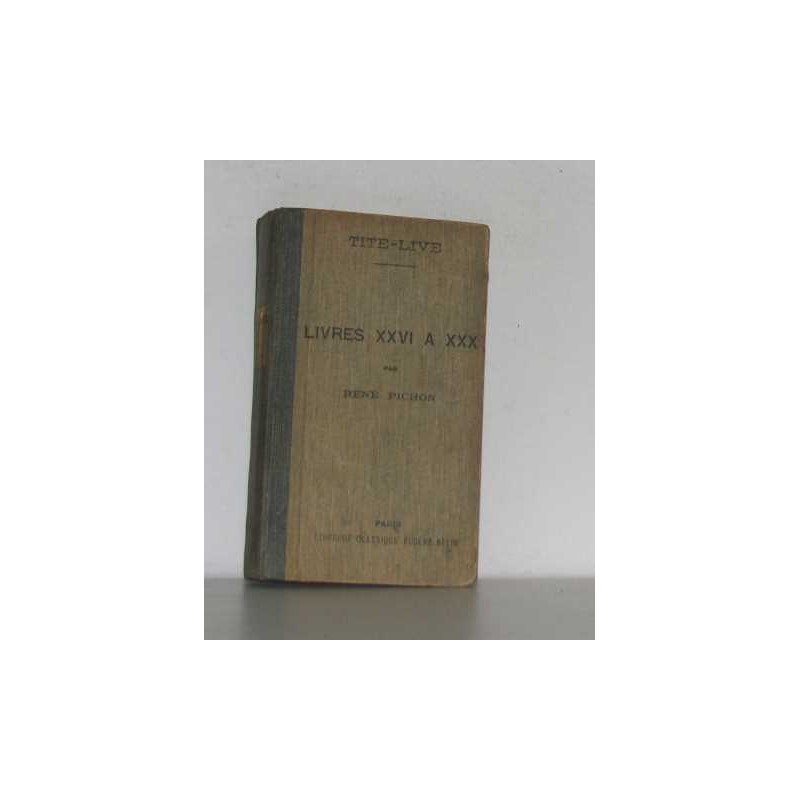 Livres XXVI a XXX
