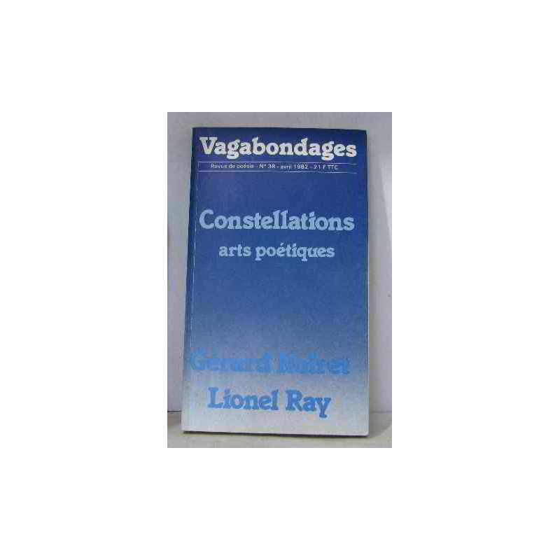 Vagabondages N°38. Constellations arts poétiques
