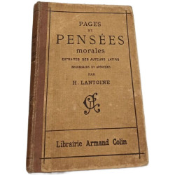 Pages et pensées morales