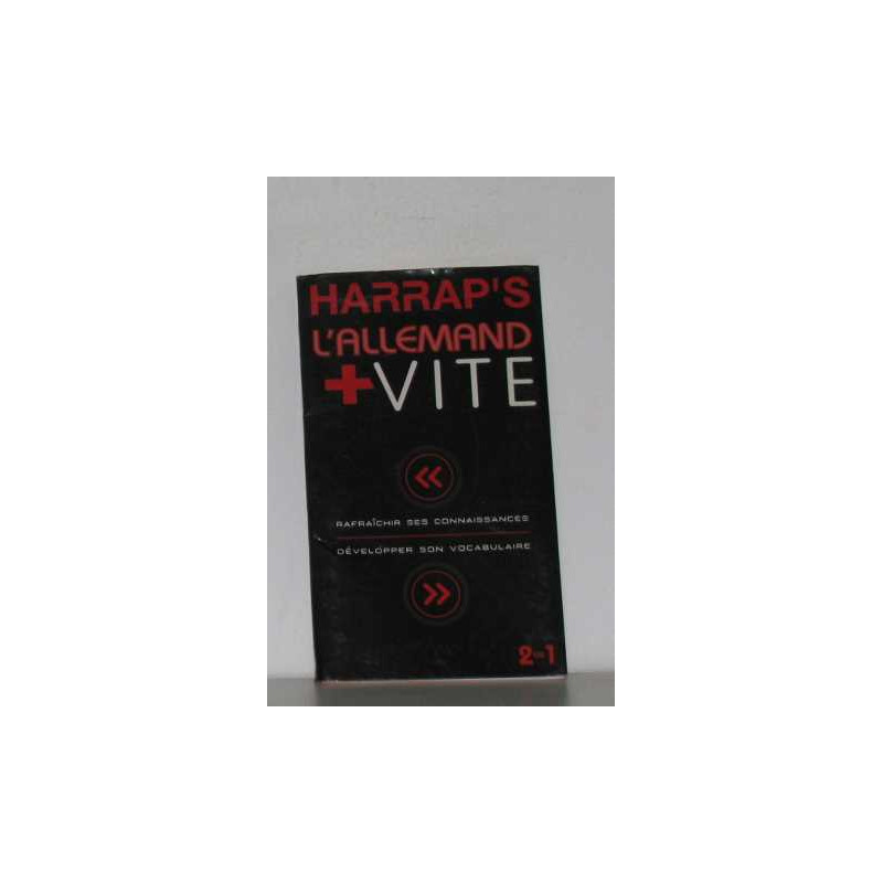 Harrap's : L'allemand + vite