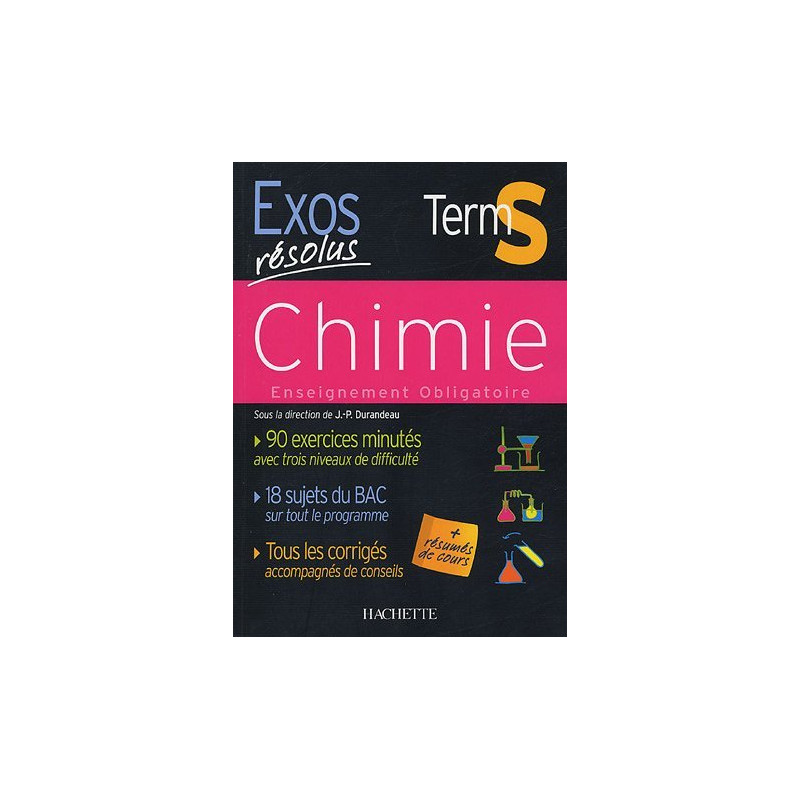 Chimie Tle S Enseignement obligatoire