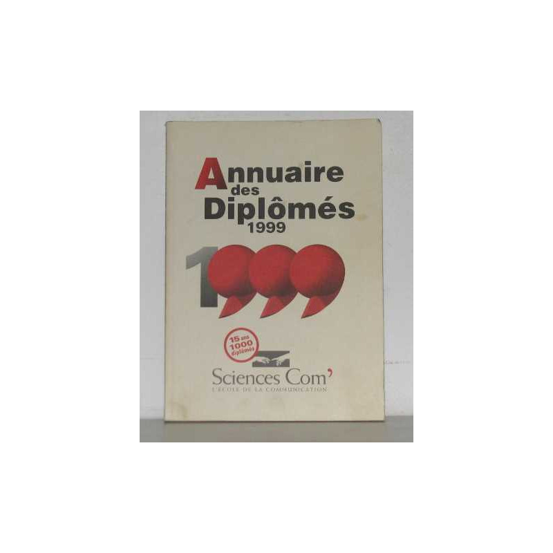 Annuaire des diplômés 1999