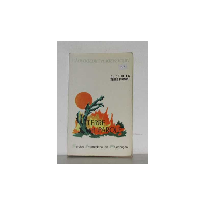 Guide de la terre promise terre et parole