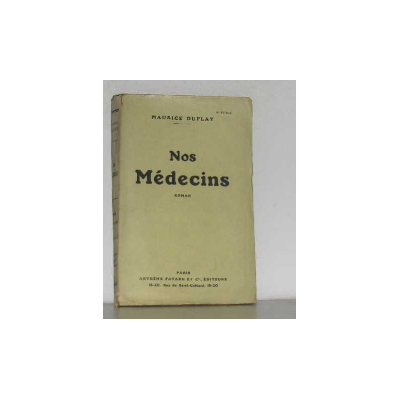 Nos médecins
