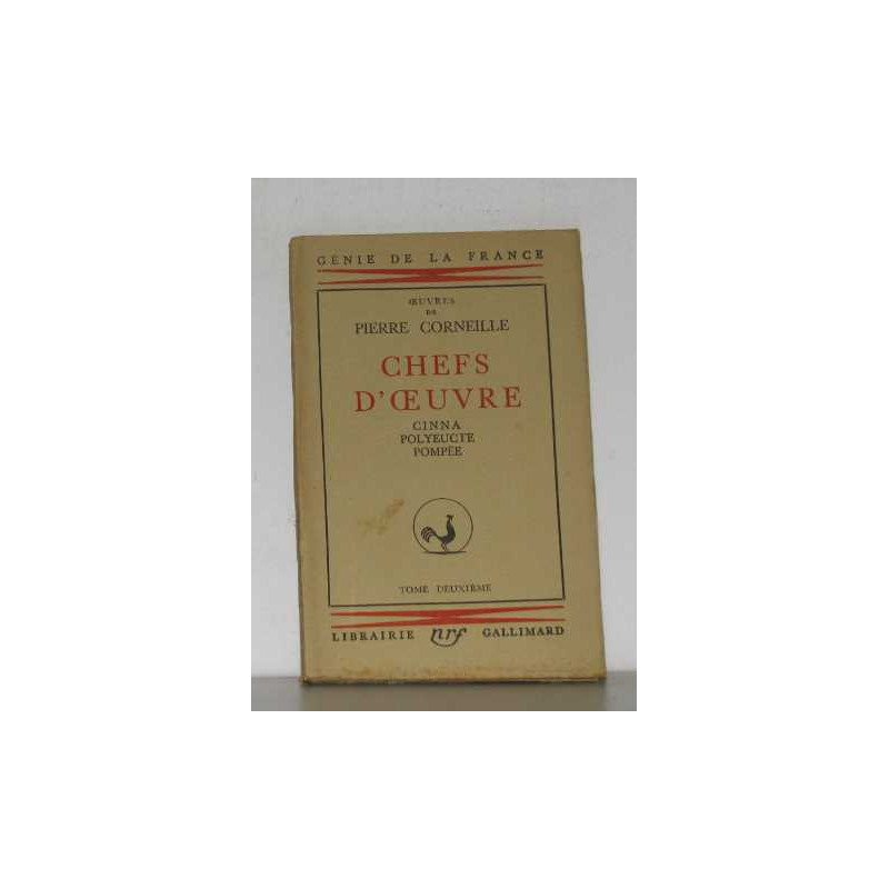 Chefs d'oeuvre cinna polyeucte pompée tome II