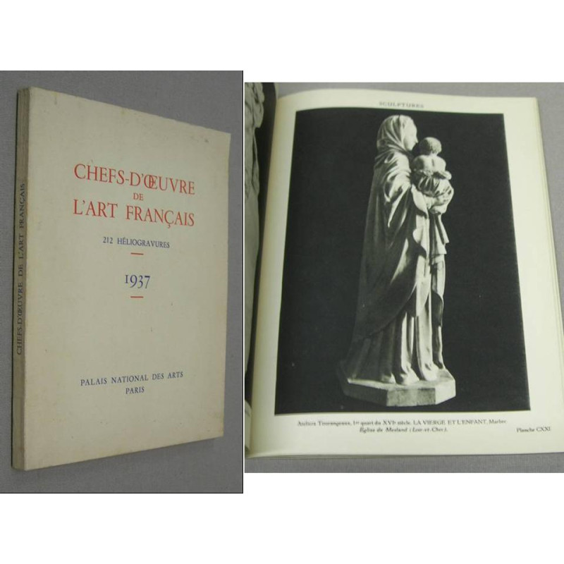 Chefs-d'oeuvre de l'art français 212 héliogravures 1937