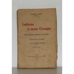Lettres à mon cousin
