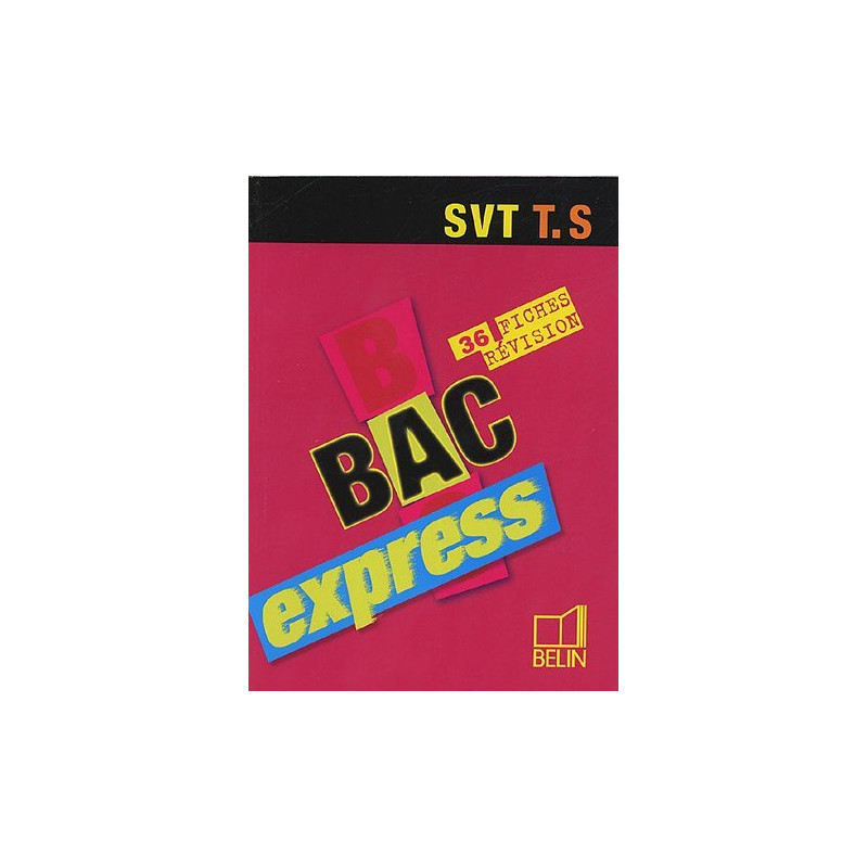 SVT Tle S : 36 fiches de révision