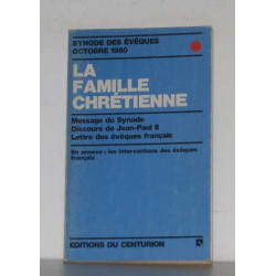 Synode des évêques octobre 1980 la famille chrétienne