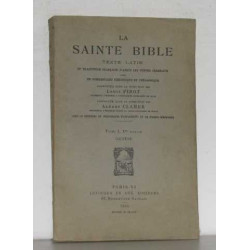 La sainte bible tome I 1re partie genèse