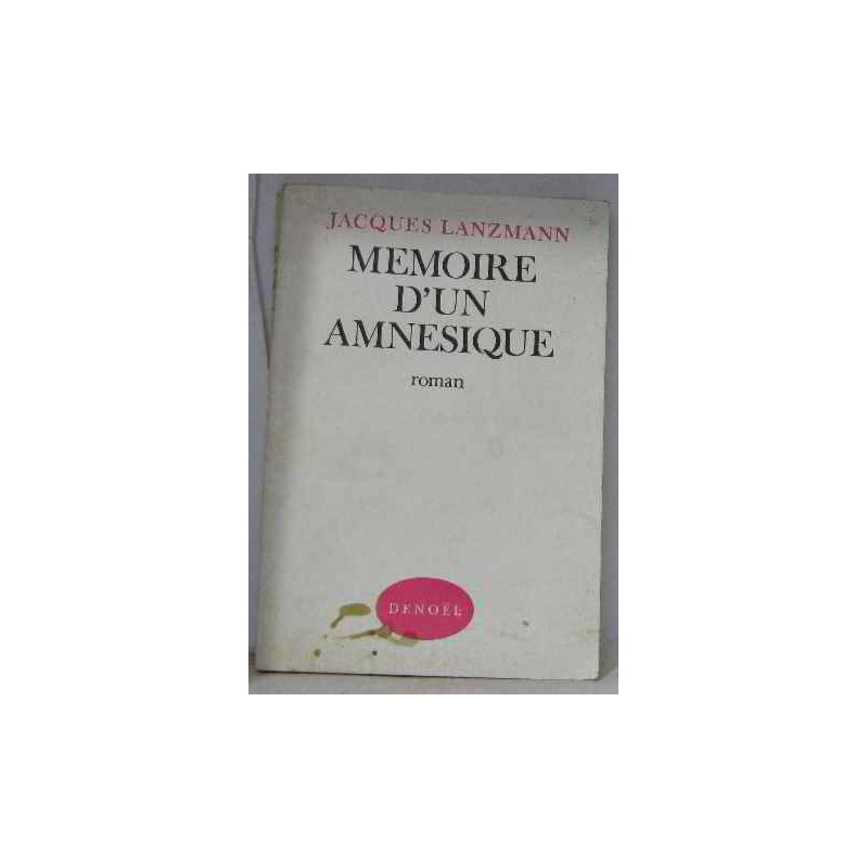 Mémoire d'un amnesique
