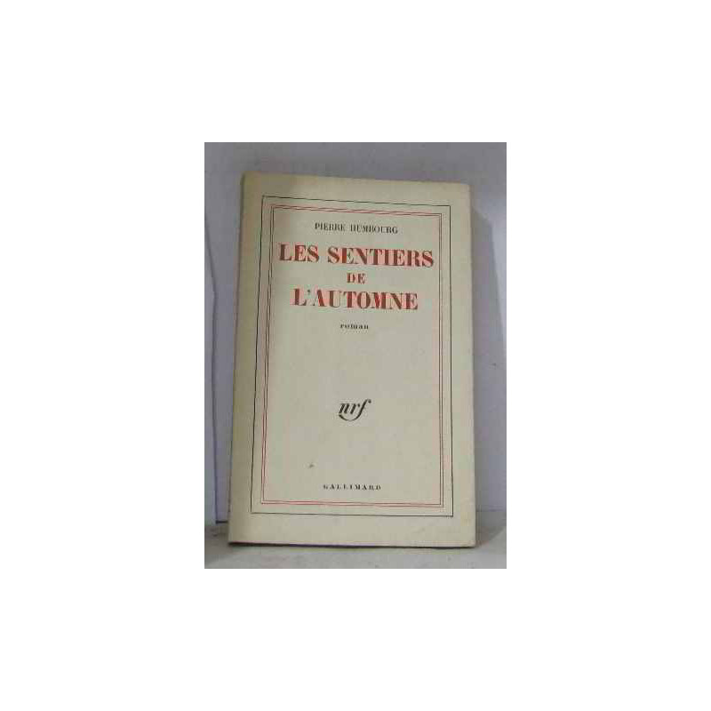 Les sentiers de l'automne