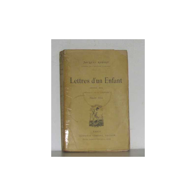 Lettres d'un enfant
