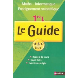 Maths informatiques 1e L : Le Guide