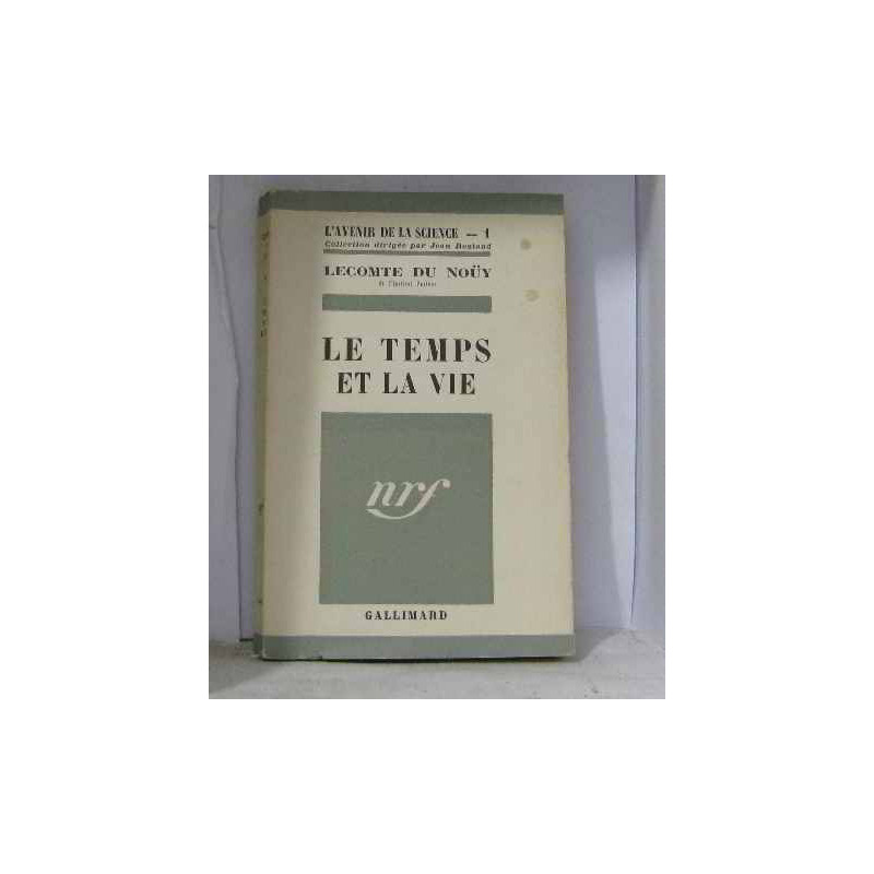 Le temps et la vie