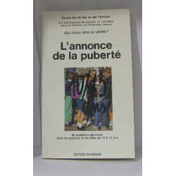 L'annonce de la puberté