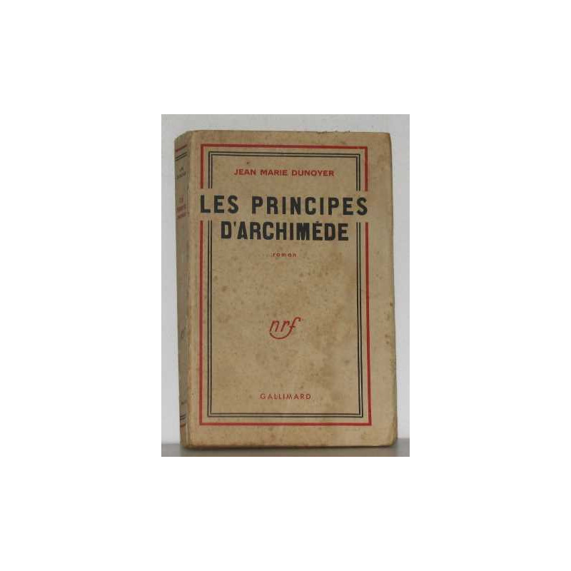 Les principes d'archimède