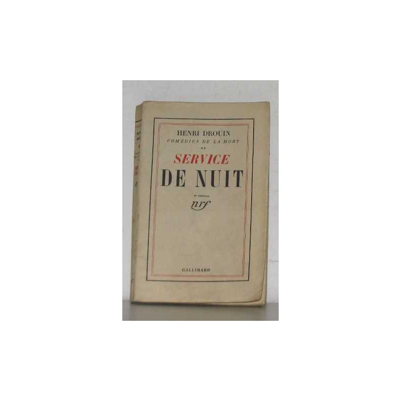 Comedies de la mort tome 2 : service de nuit