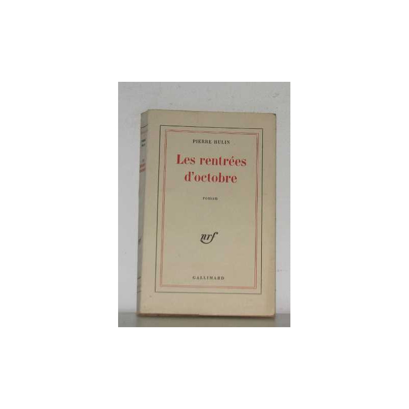 Les rentrées d'octobre